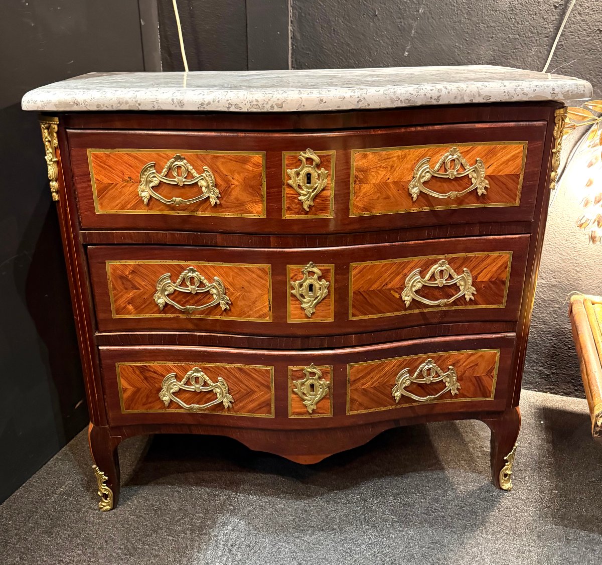 18th-century Chest Of Drawers, Stamped 
