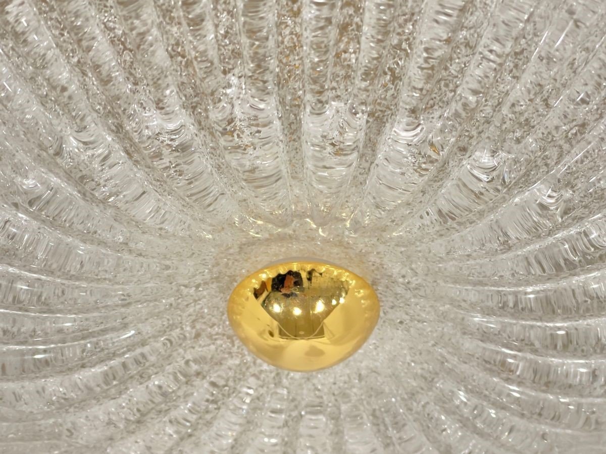 Pulegoso Ceiling Light By Vistosi, Murano, 1970s-photo-2