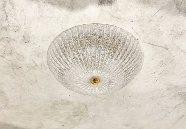Pulegoso Ceiling Light By Vistosi, Murano, 1970s-photo-3