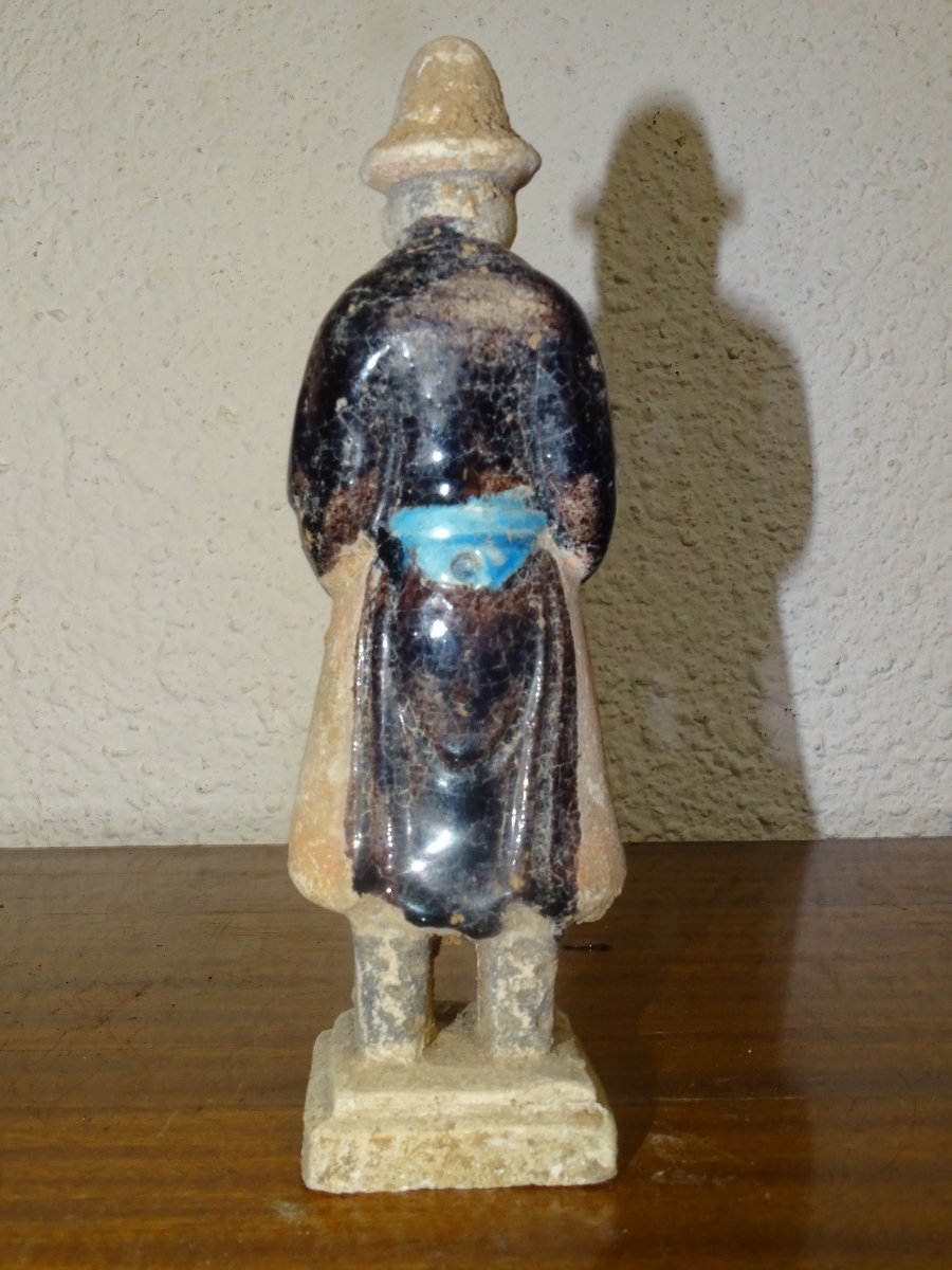 Chinese Statue From The Ming Dynasty - Sancai - 1638/1644 Ad-photo-3