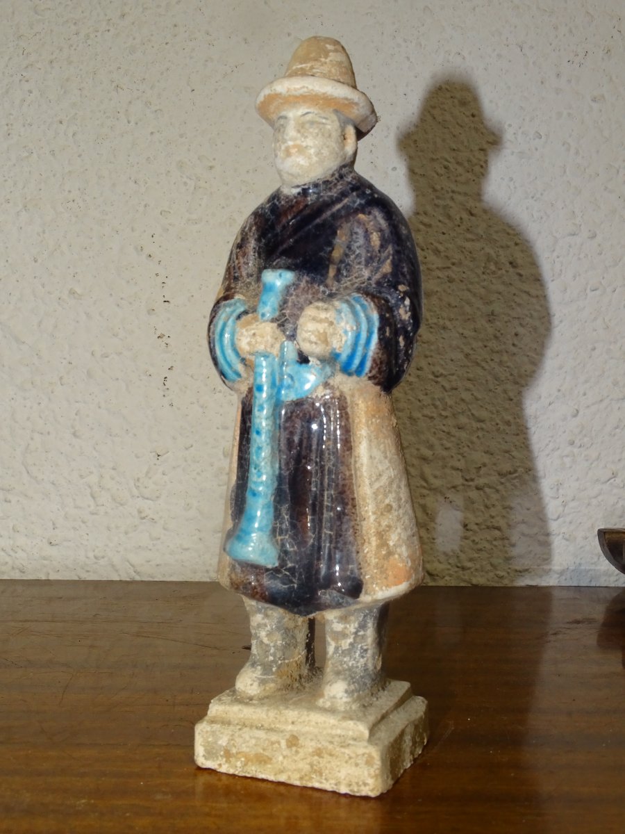 Chinese Statue From The Ming Dynasty - Sancai - 1638/1644 Ad