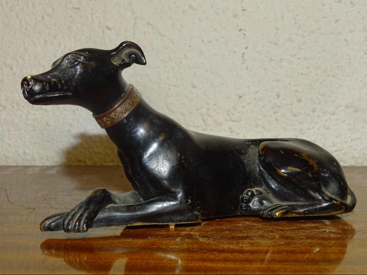 Bronze Greyhound, Paperweight, 19th Century