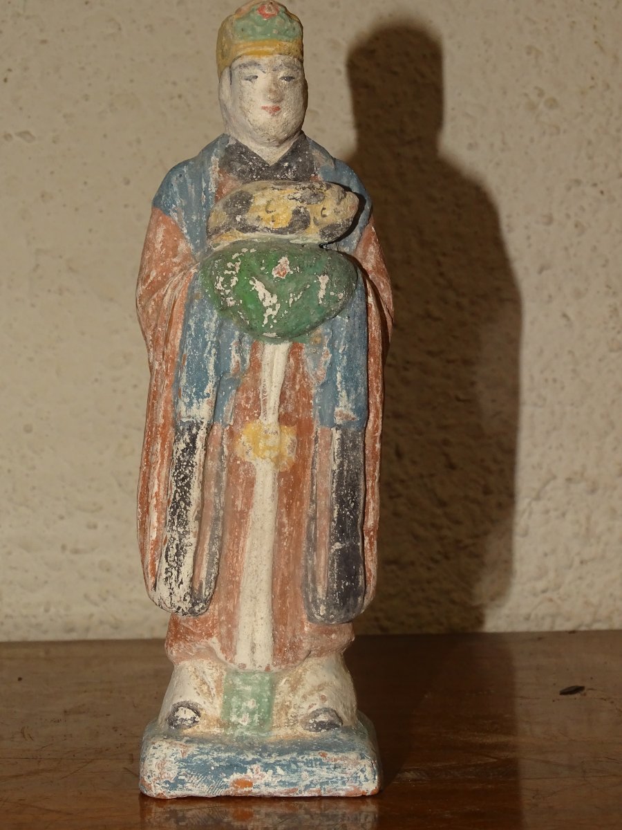 statuette chinoise, Dynastie Yuan (1271 - 1368)-photo-2