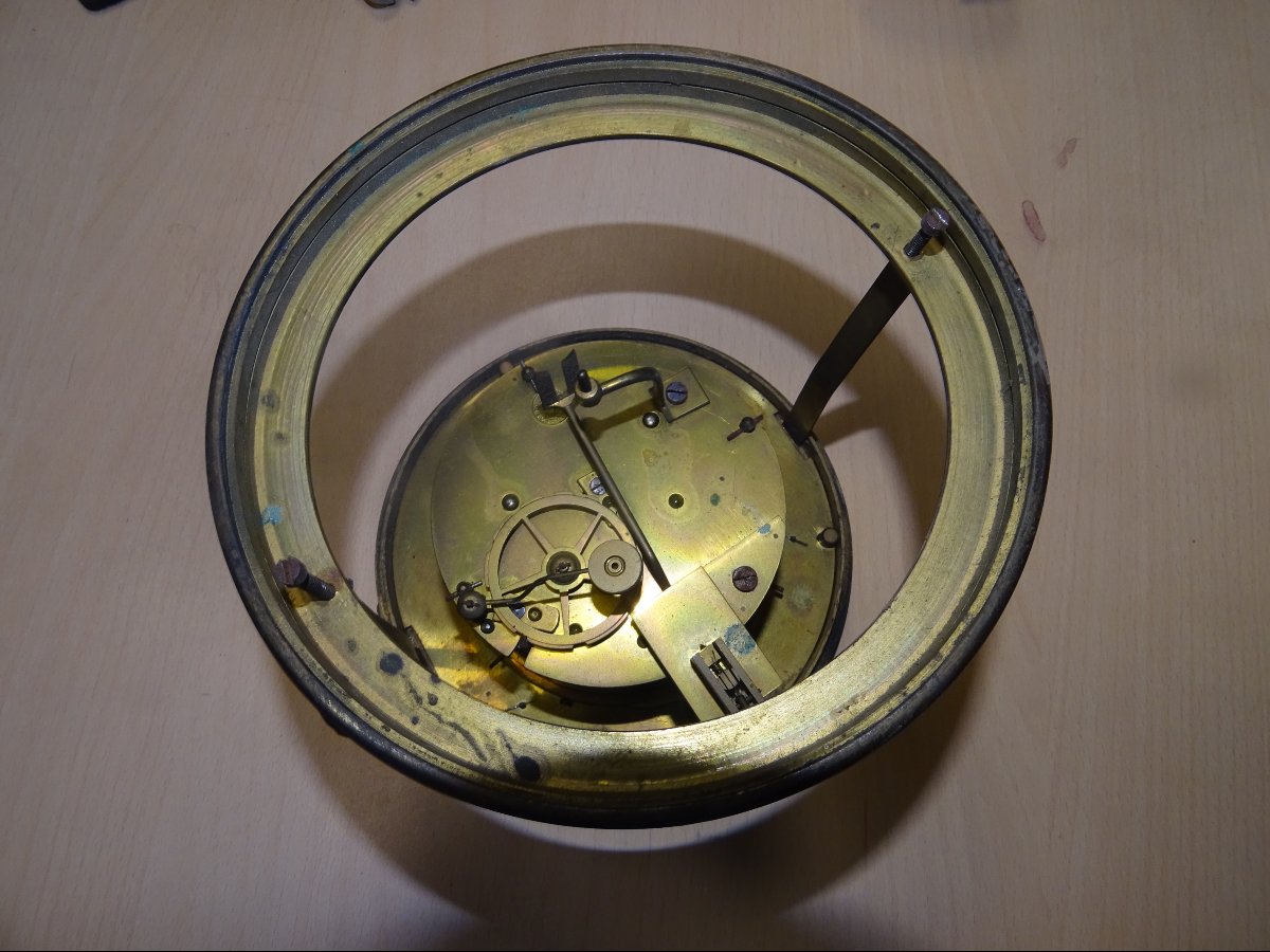 ancien mouvement brocot de pendule, horloge, XIXème-photo-3