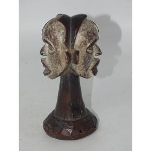 Double-faced Crest Of Idoma From Nigeria, Collection Of Doctor Jean Redor.