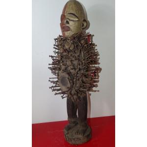 Large Nkisi Bakongo Fetish From Congo, Collection Of Doctor Jean Redor.