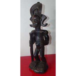 Chief Statue - Chokwe / Tshokwe, Collection Of Doctor Jean Redor.