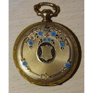 Montre Gousset Femme En Or, poinçon tete de cheval, 30 grammes