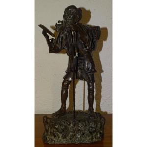 Old Bronze, Lost Wax, Japan, 19th Century