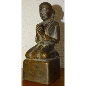 Bronze Moggallana Adorant, Burma, 18th Century