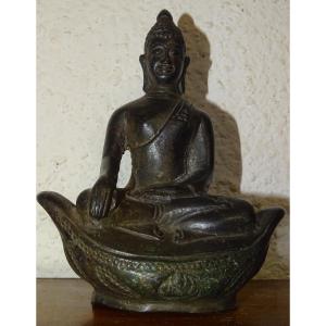 Bronze Temple Buddha, Asia, 18th Century