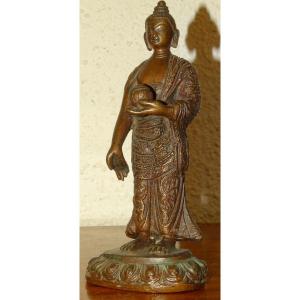Statue en bronze, Bouddha Dipankara, nepal, XVIIIème