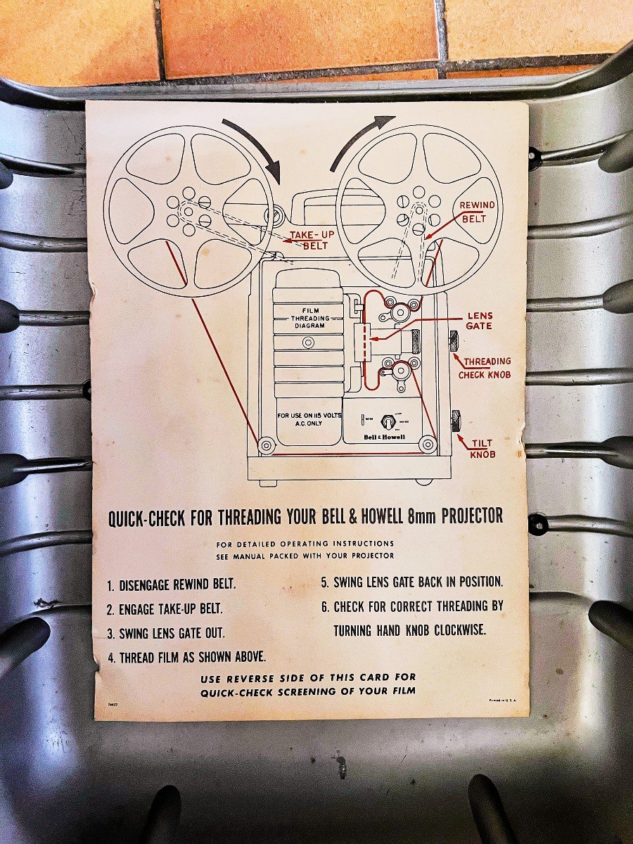 Bell & Howell 8mm Projector Model 253 B 500 Watt-photo-1