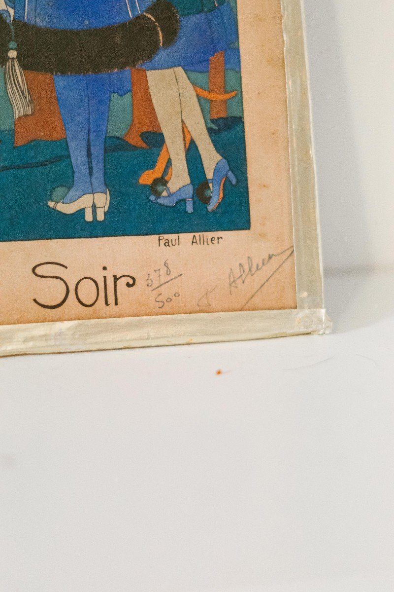 Gravures Estampes Anciennes Paul Allier Numérotée-photo-4