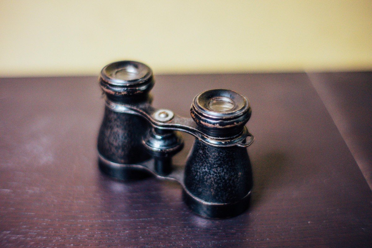 Belle Petite Ancienne Paire De Jumelles De Théatre Tout Début XXème-photo-1