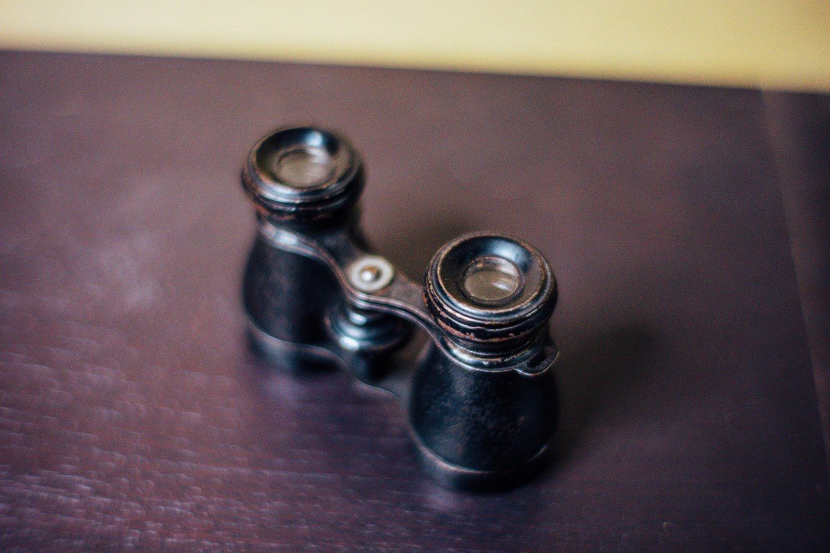 Belle Petite Ancienne Paire De Jumelles De Théatre Tout Début XXème-photo-2