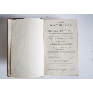 A Complete Dictionary Of The English Language, 1790 Sheridan, Thomas