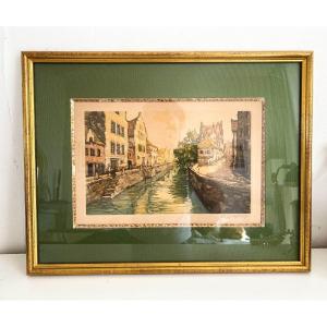 Pretty Lithograph Early 20th Century 
