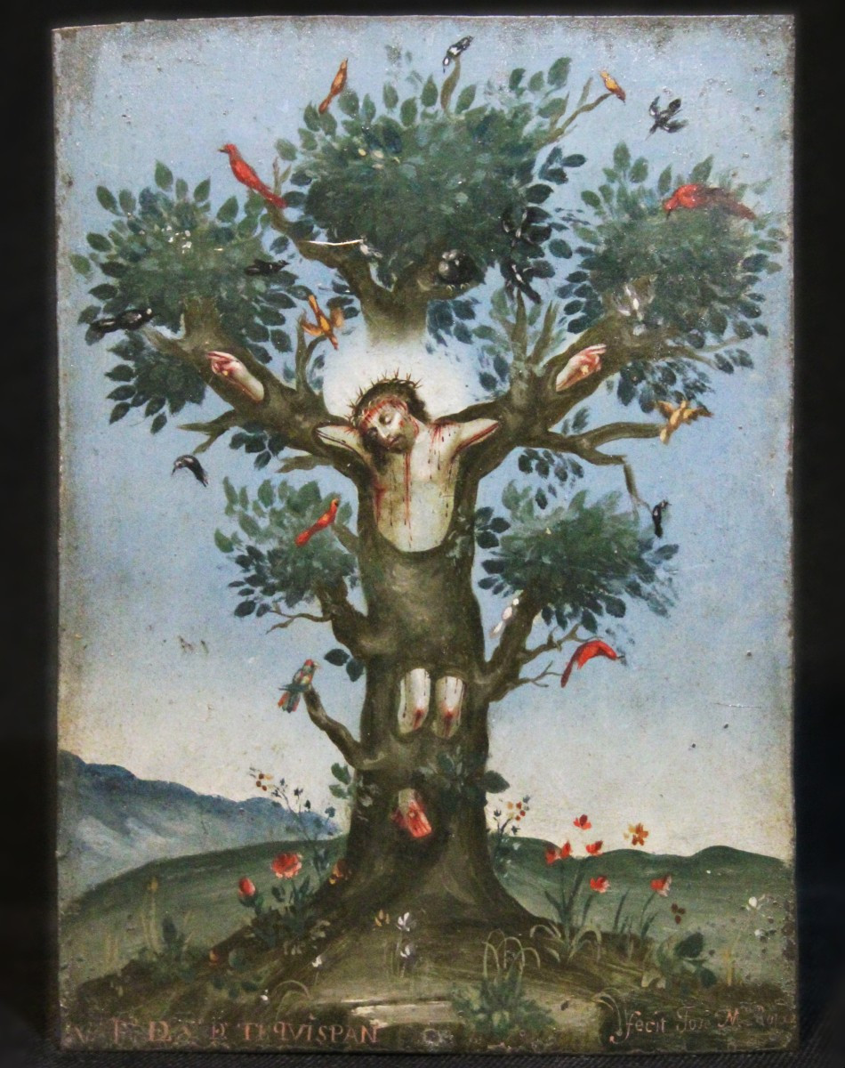 Ex Voto, La Cruz Verde de Tequisquiapan, Mexique, XIXe siècle