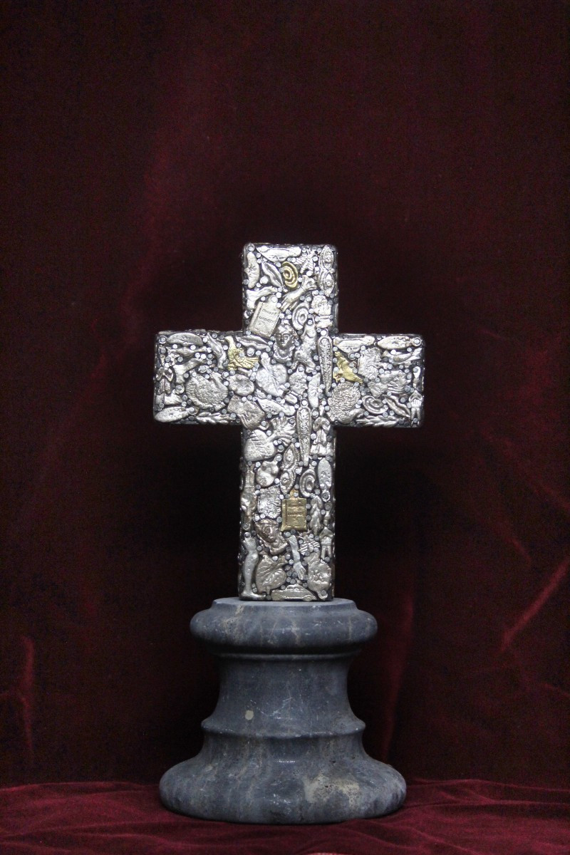 Croix votive avec Milagros, Mexique-photo-3