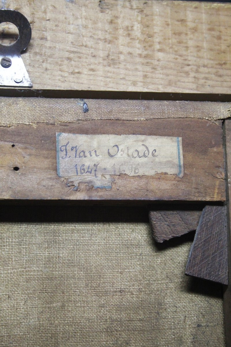 École flamande, Intérieur avec personnages dans une auberge-photo-4