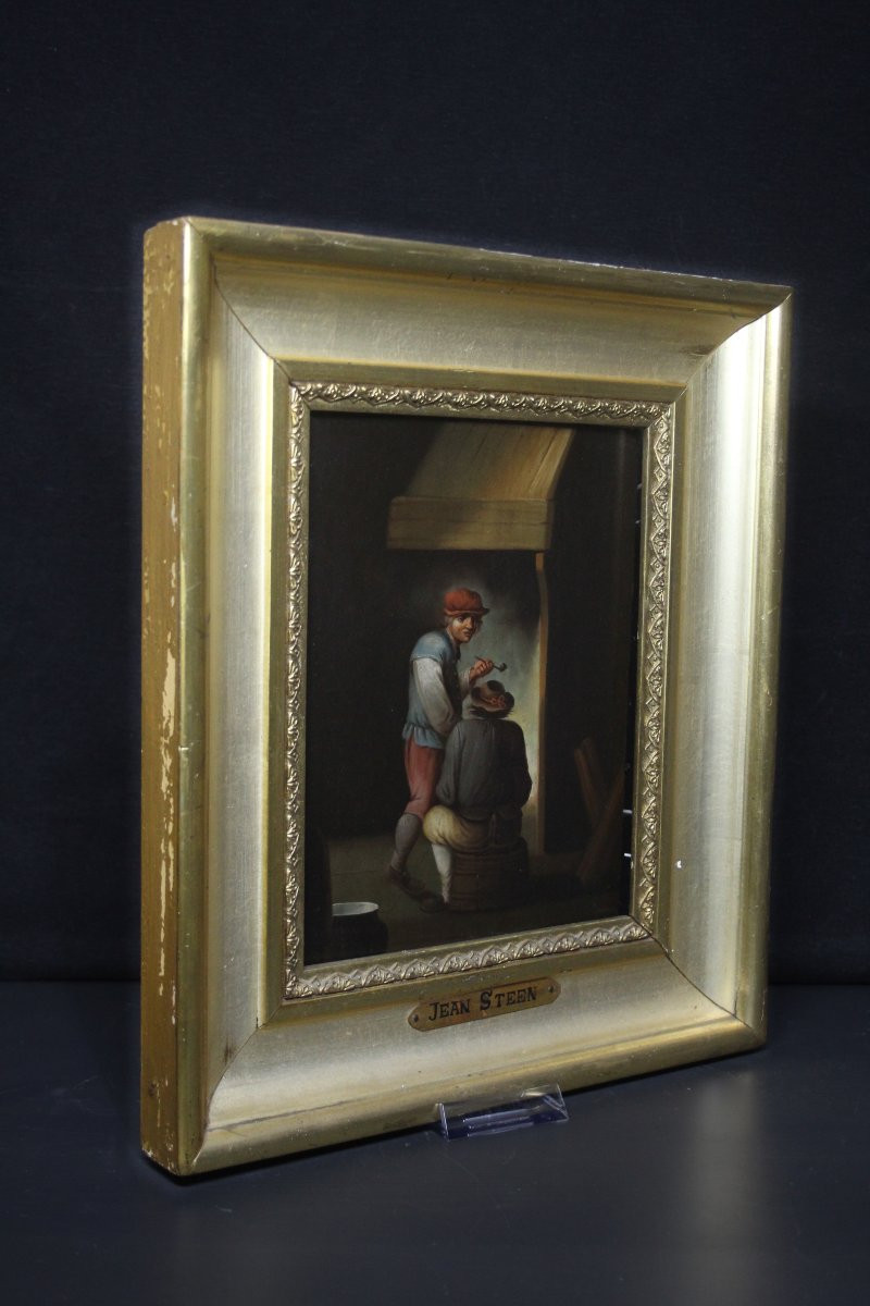 École flamande, fumeurs de pipe-photo-2