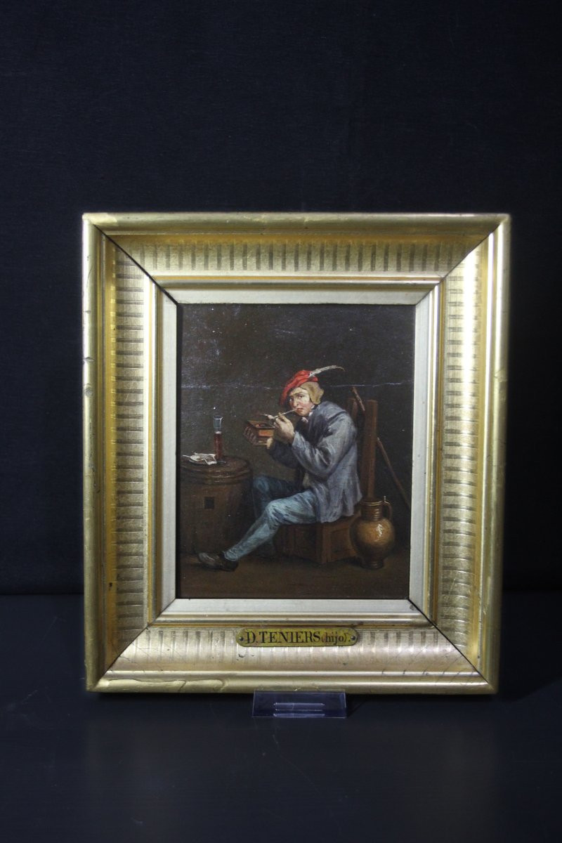 Flemish School, The Smoker-photo-2