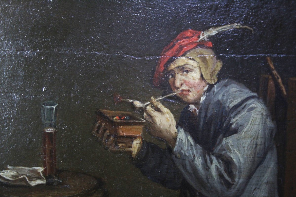 Flemish School, The Smoker-photo-3