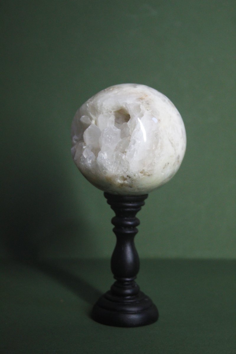 Quartz Sphere On A Custom Stand