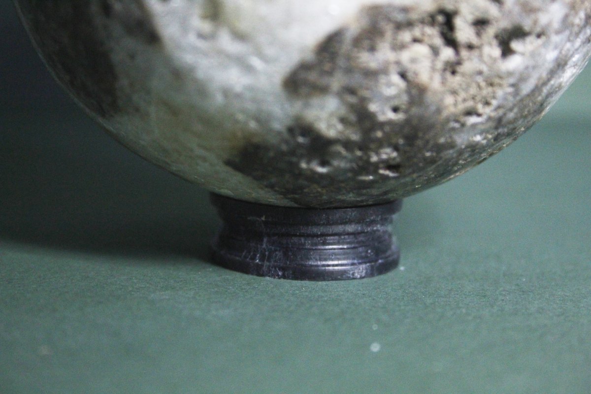 Sphère de quartz sur support personnalisé-photo-3