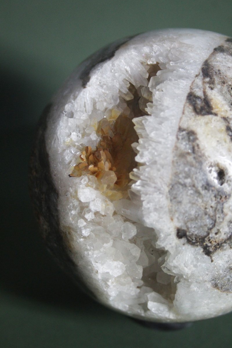 Sphère de quartz sur support personnalisé-photo-4
