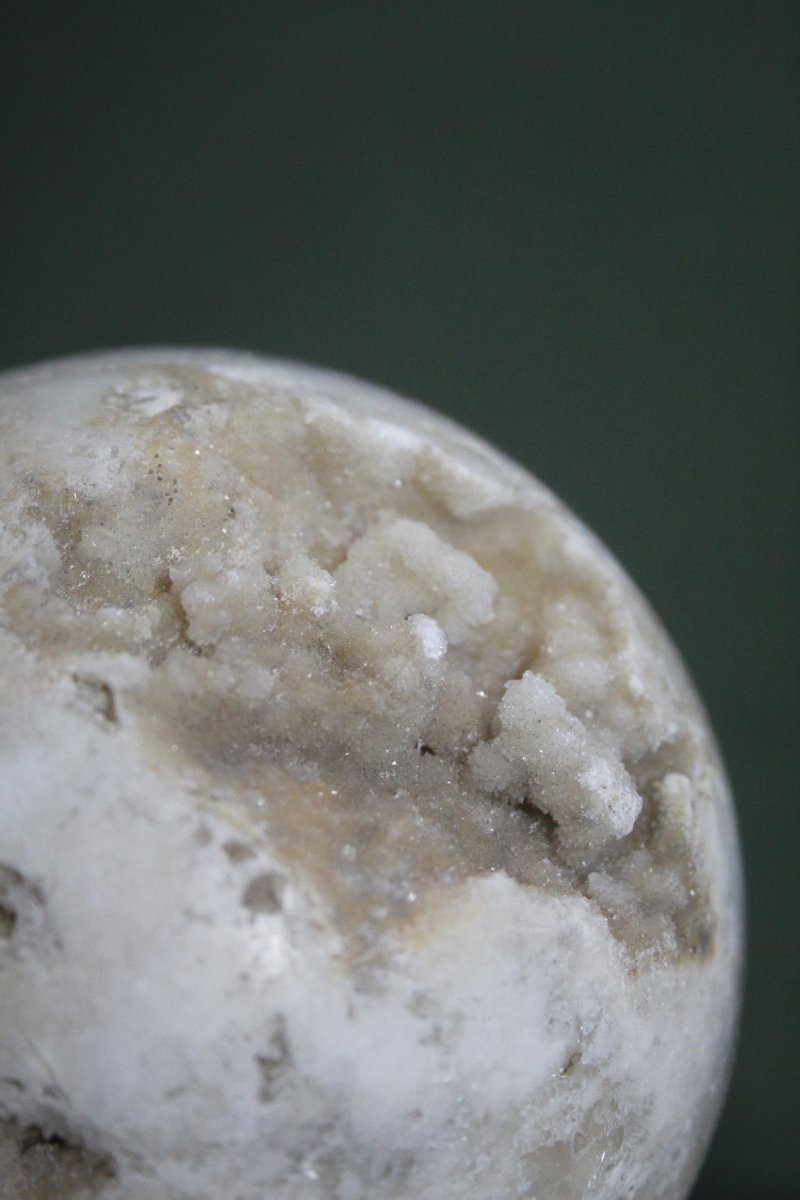 Pair Of Quartz Spheres On Custom Bases-photo-2