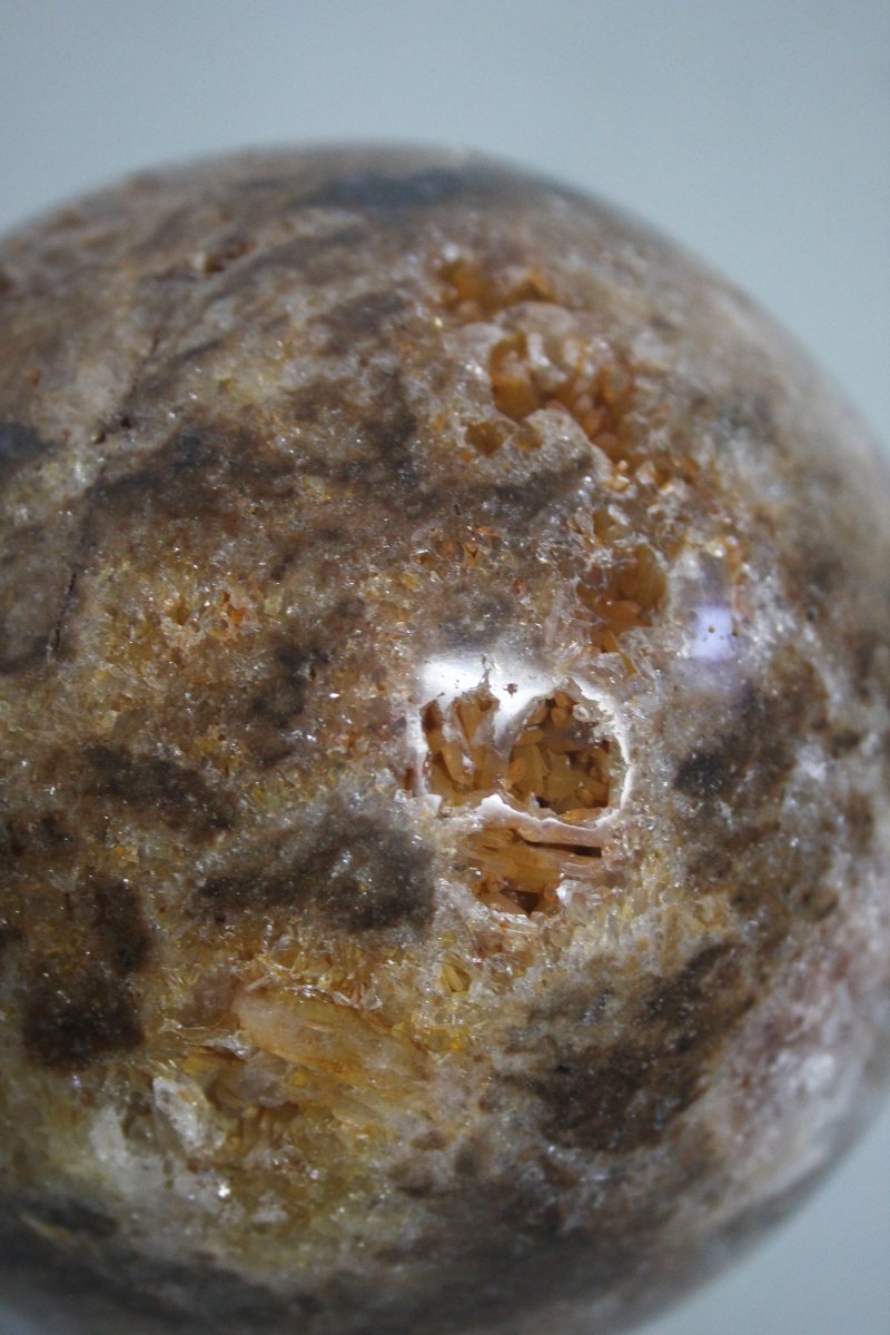 Sphère de quartz sur socle personnalisé-photo-2