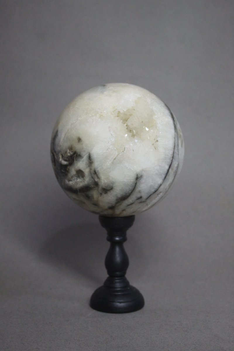 Calcite Sphere, Custom Base-photo-2