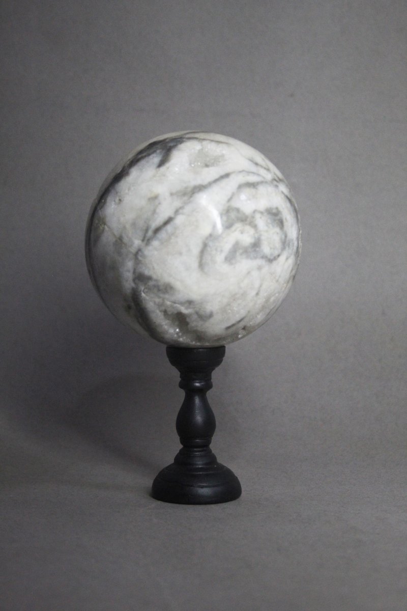 Calcite Sphere, Custom Base-photo-3