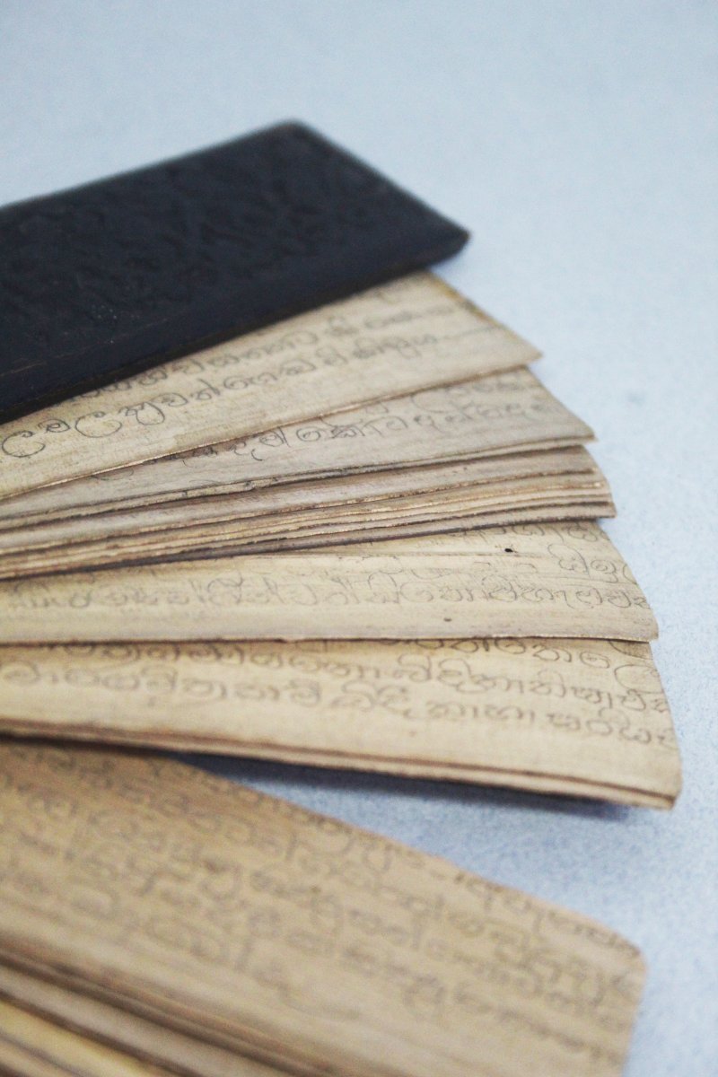 Puskola Poth – Ancient Manuscript On Palm Leaves, Sri Lanka-photo-3