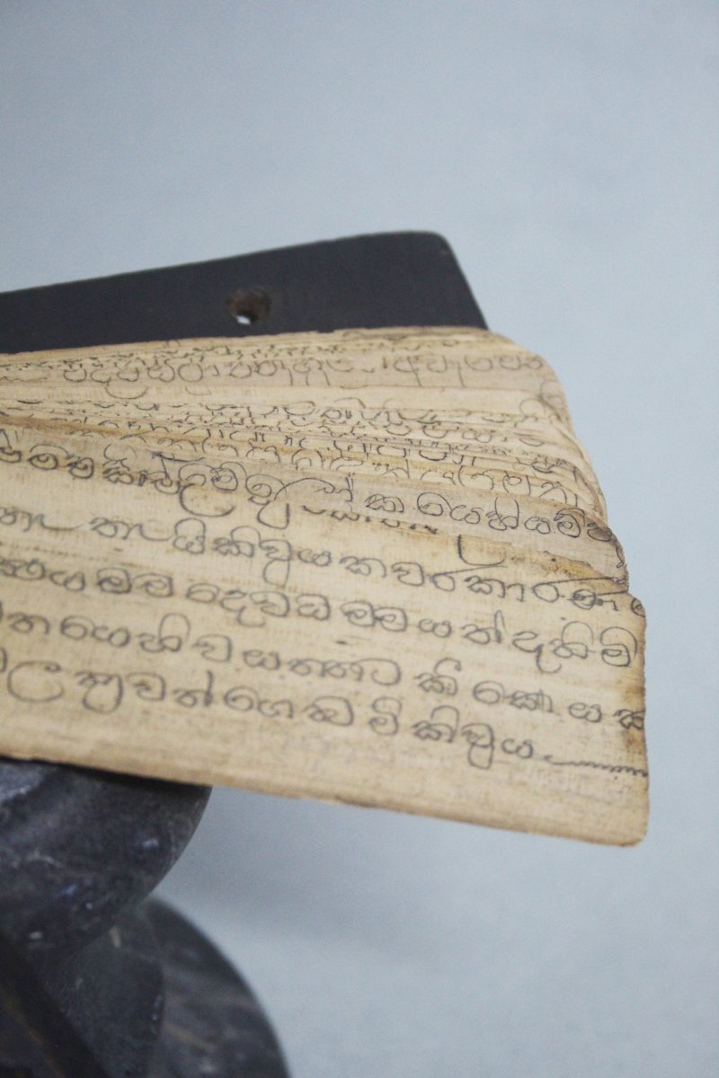 Puskola Poth – Ancient Manuscript On Palm Leaves, Sri Lanka-photo-2