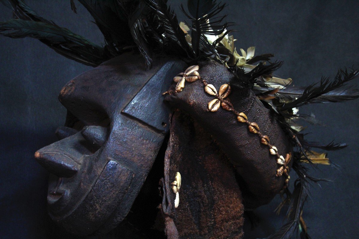 Kuba Mask (pwoom Itok) - Democratic Republic Of Congo-photo-3
