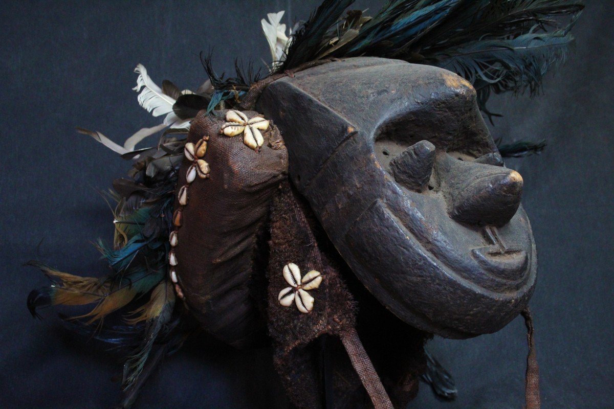 Kuba Mask (pwoom Itok) - Democratic Republic Of Congo-photo-4