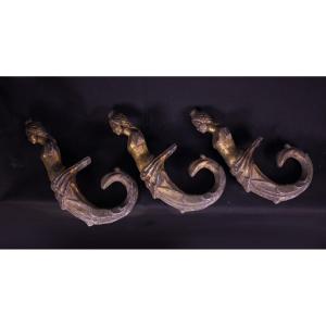 Set Of Ancient Wall Candelabra XVIII