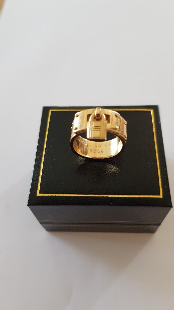 Hermes Gold Ring-photo-2