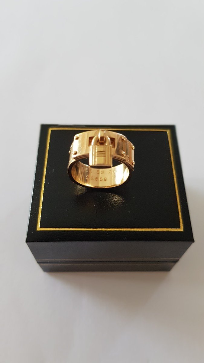 Hermes Gold Ring