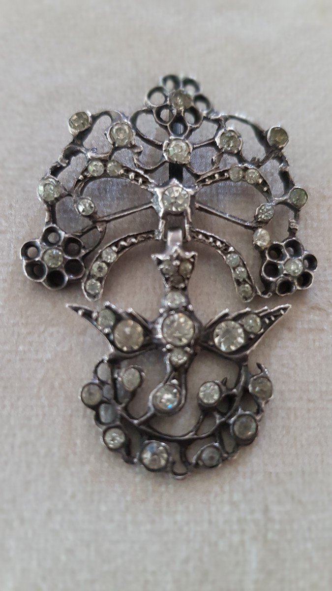19th Century St Esprit Silver Pendant