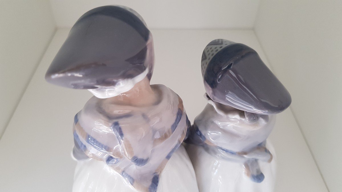 "little Girls" Royal Copenhagen Porcelain-photo-4