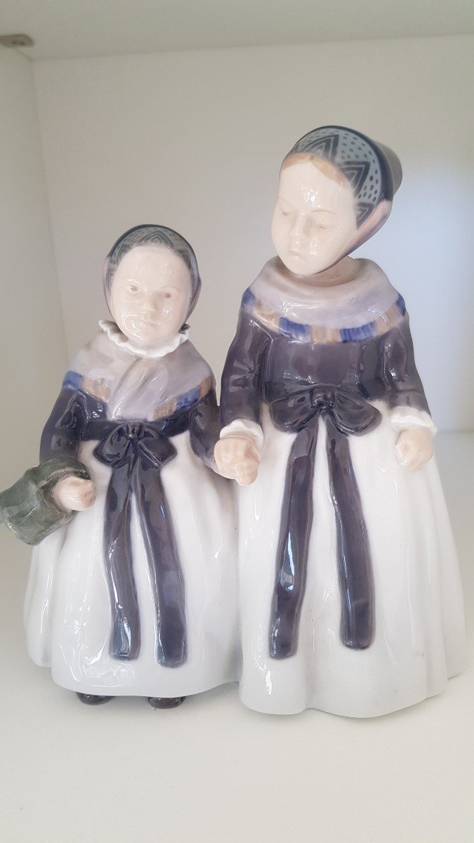 "little Girls" Royal Copenhagen Porcelain