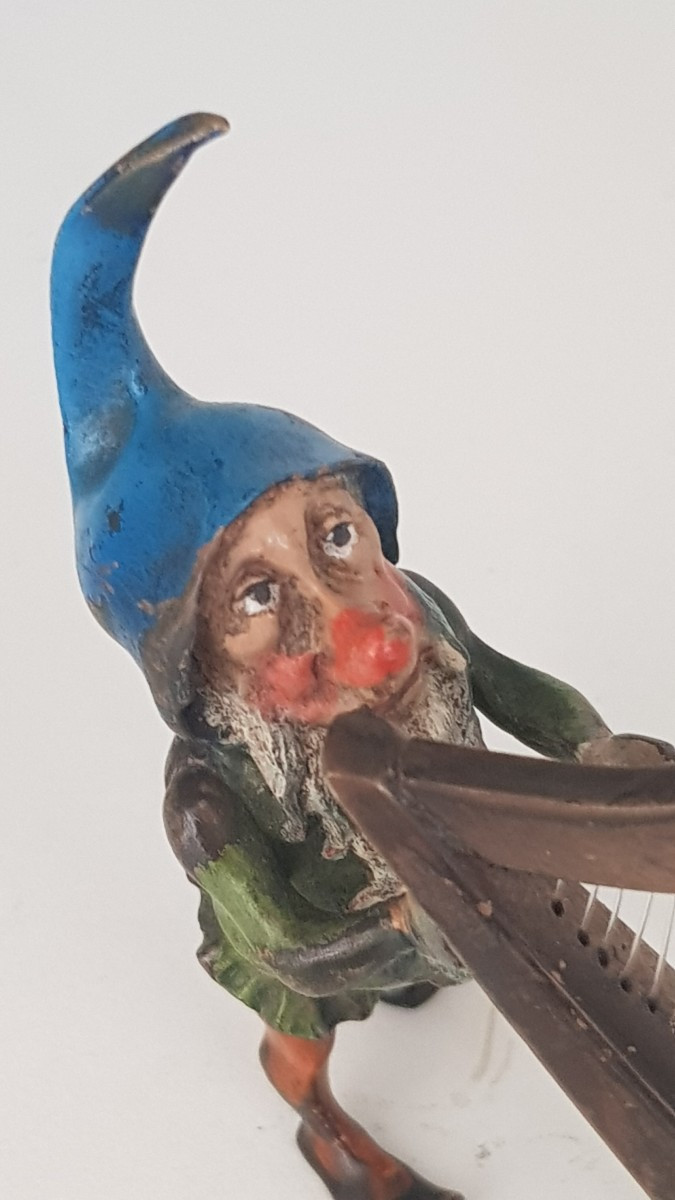 Vienna Bronze: Harpist Elf-photo-3