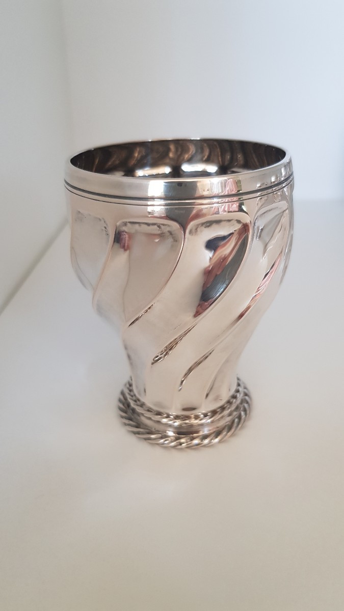 Set Of 6 Silver Glasses