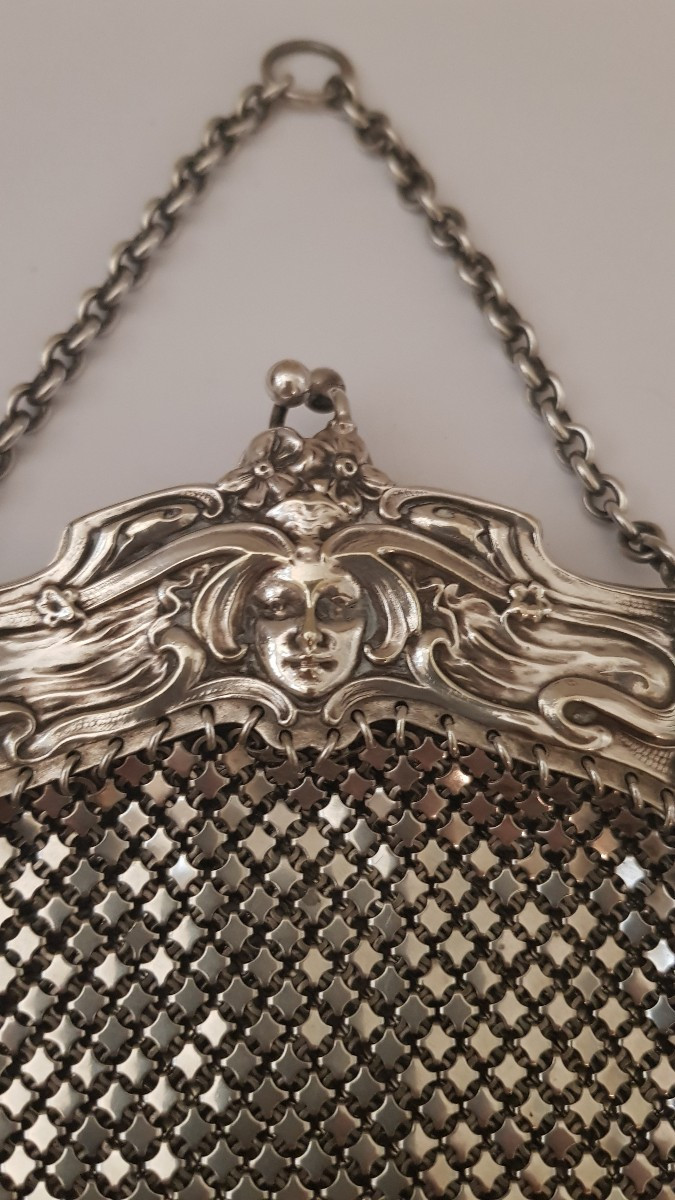 Art Nouveau Silver Bag-photo-2