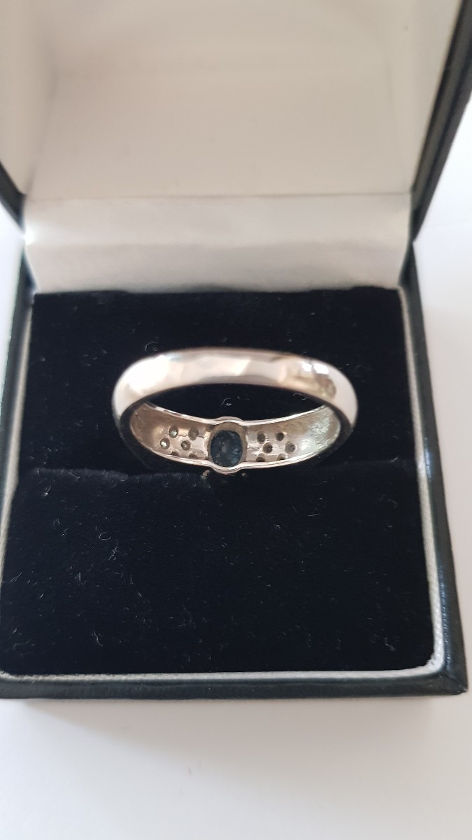 Gold-sapphire-diamond Ring-photo-1