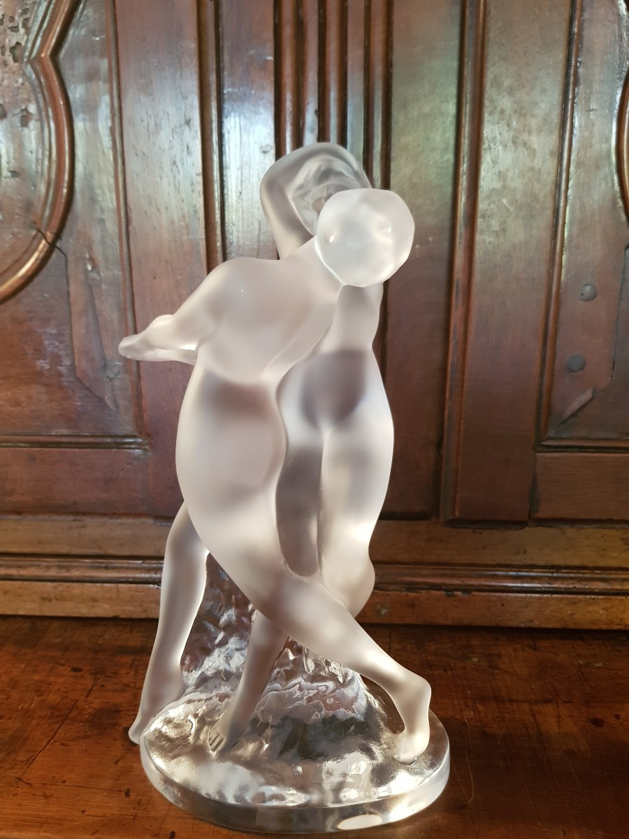 Lalique Sculpture Dancers-photo-1